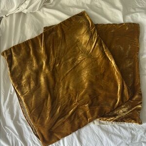 Gold Velvet Pillow Covers